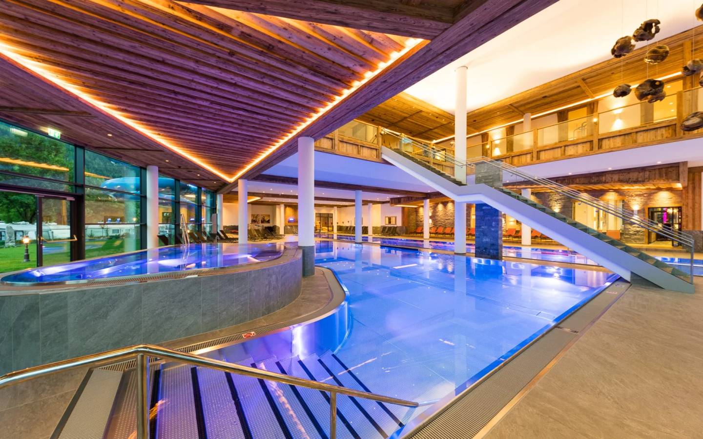 Wellnnessbereich im Sportcamp Woferlgut