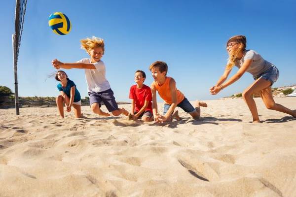 Sport con la palla e azione