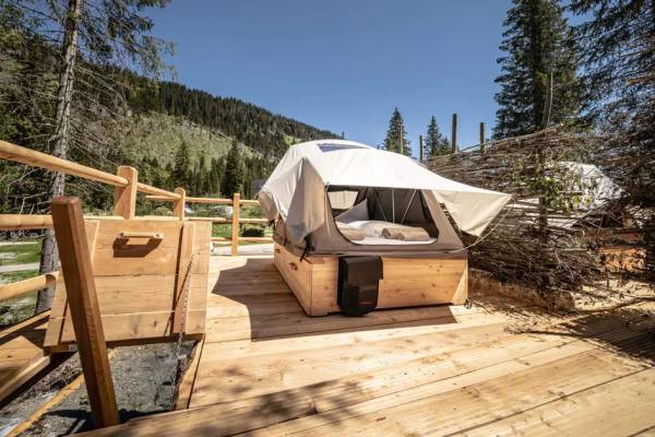 Caravanpark Sexten Dachzelt