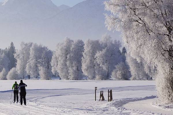 Camping Hopfensee Wintersport Langlauf