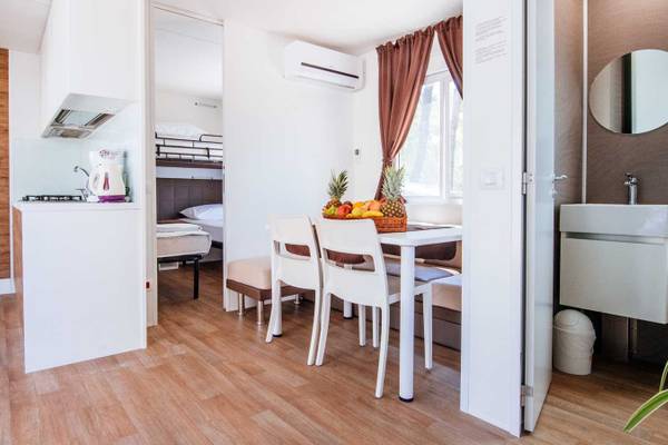 Zaton Holiday Resort mobile home inside