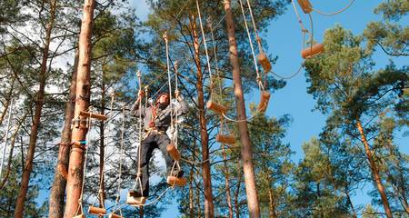 Camping- und Ferienpark Havelberge high ropes course