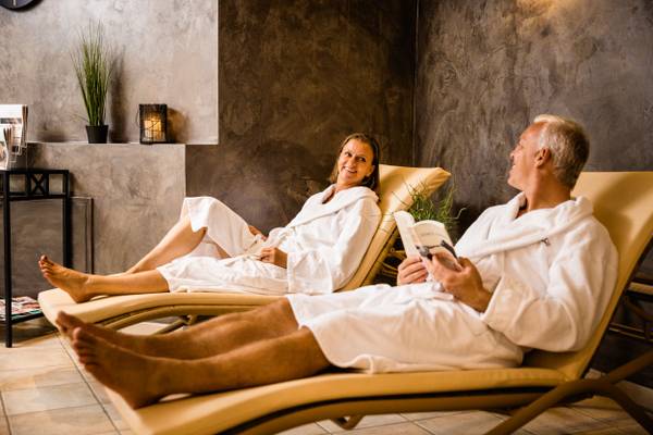 Wirthshof sauna area relaxation room