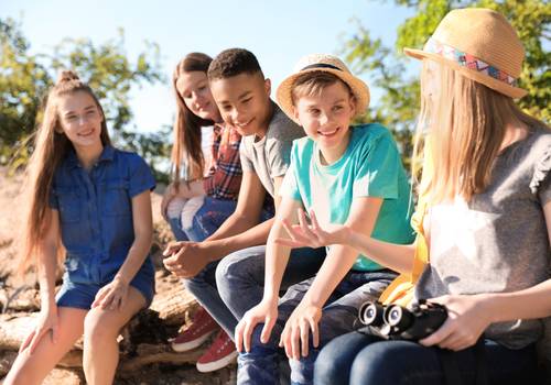 Kamperen met tieners Kamperen met tieners